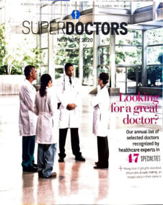 a screenshot of a cover of SuperDoctors November 2020 magazine